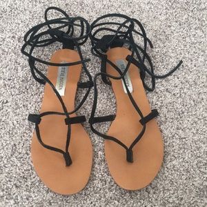 Steve Madden lace up sandals